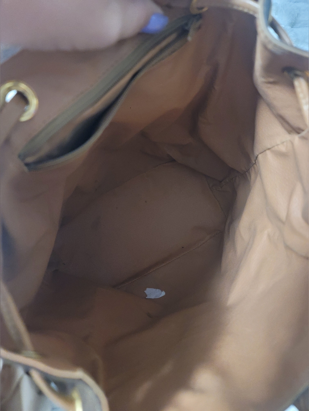 CELINE Logo Macadam Pattern Backpack Bag Brown - Picture 5 of 11